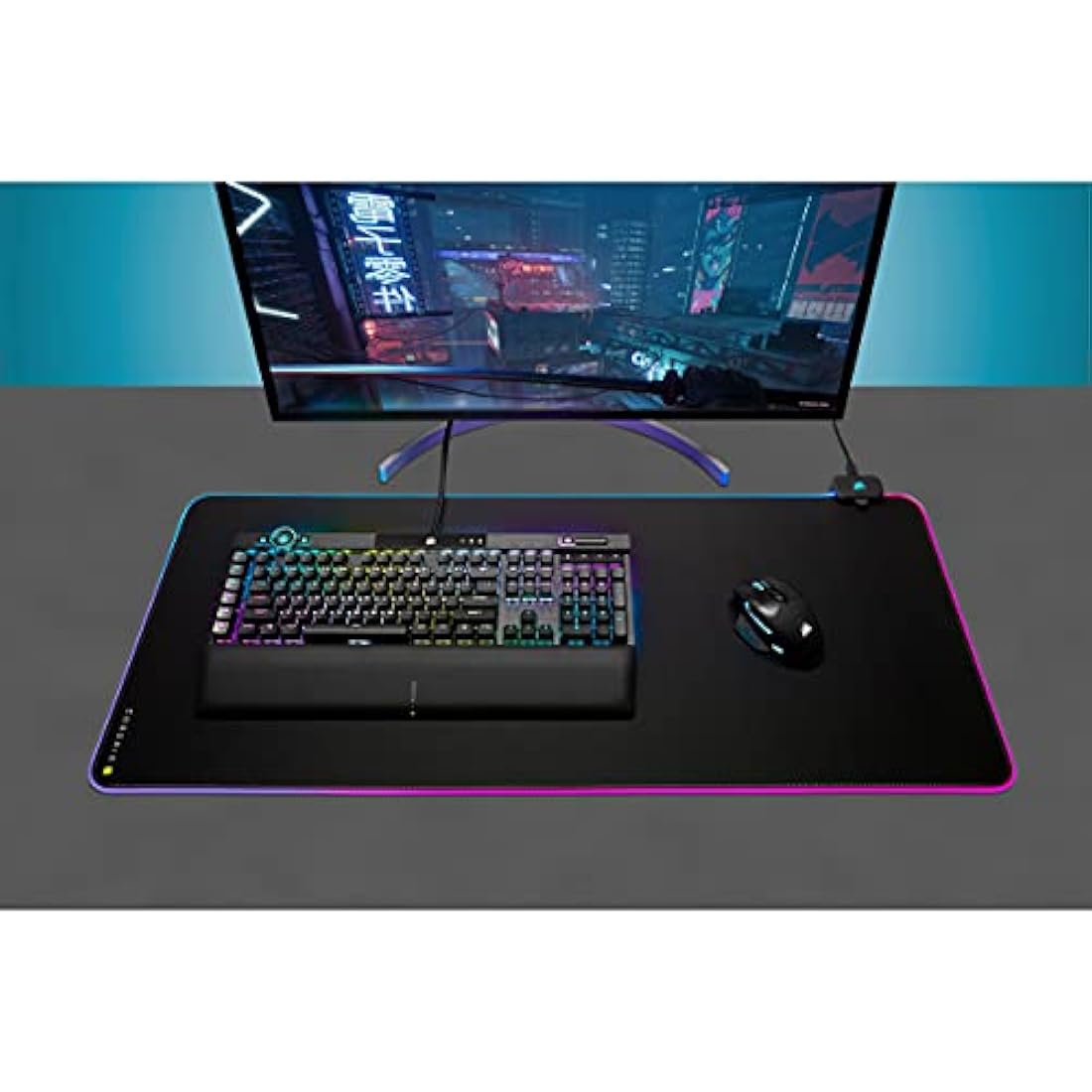 Corsair MM700 RGB Extended Gaming Mouse Pad | 930x400mm Desk Mat
