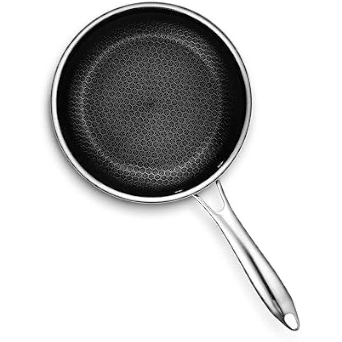 HexClad 3-Litre Hybrid Nonstick Saucepan | Stainless Steel & Induction