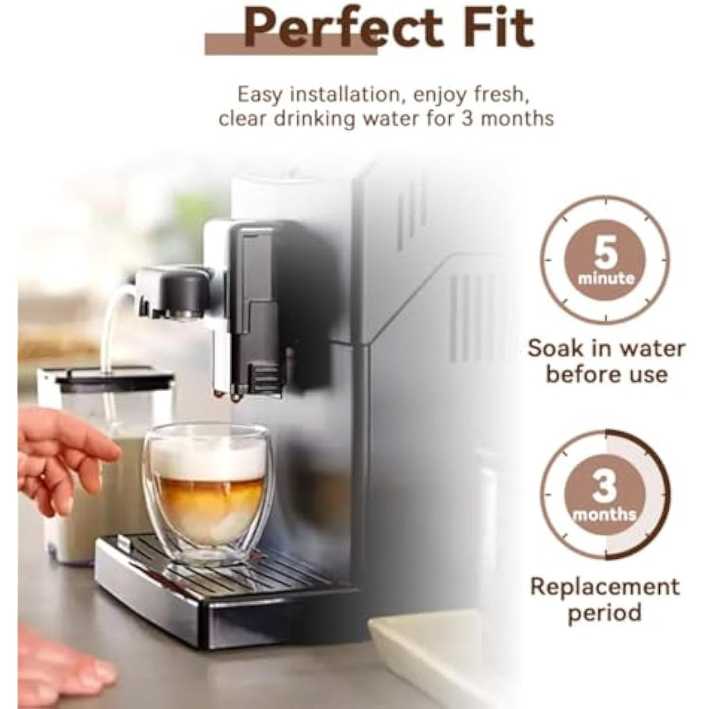 Sage Compatible Water Filters - 6 Pack BES008 Replacement for Barista Express