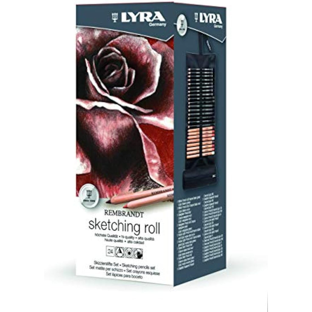 LYRA Rembrandt Art Specials Sketching Set - 24 Piece Monochrome Pencils