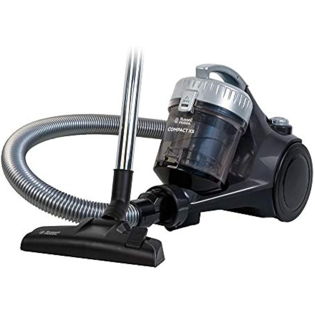Russell Hobbs Compact XS Cylinder Vacuum Cleaner | 1.5L Grey & Silver