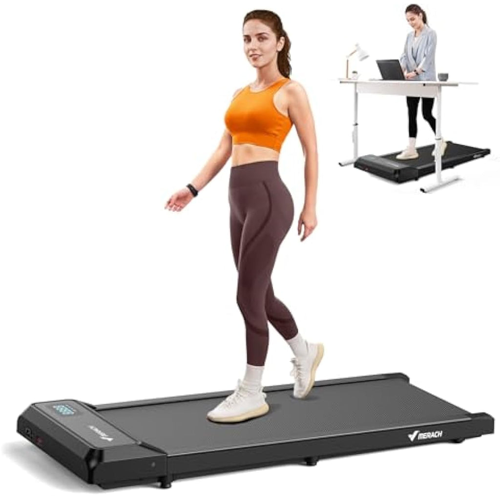 MERACH Walking Pad – Under Desk Treadmill with App & Remote Control