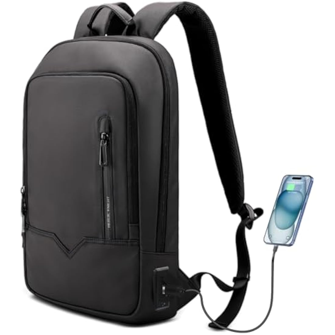 Jolof Store Slim Laptop Backpack – 15.6 Inch Waterproof USB Daypack