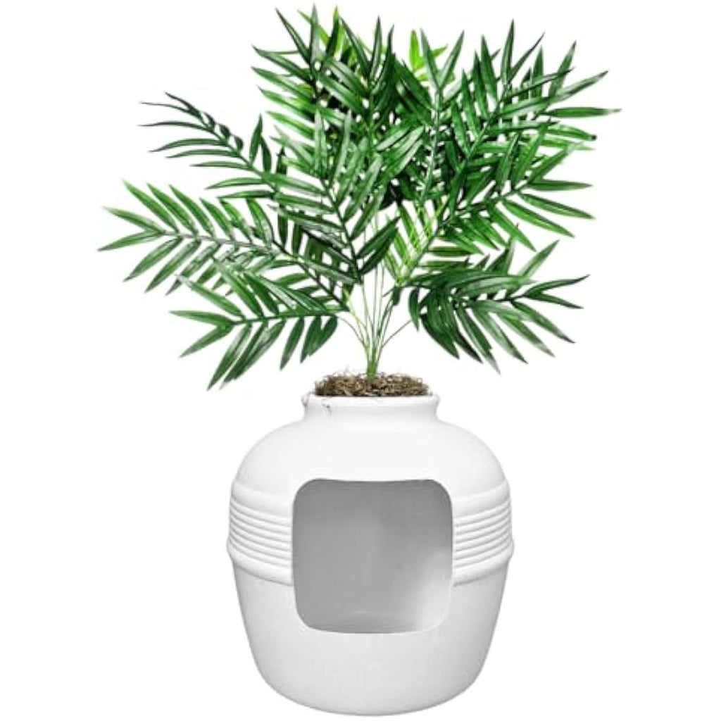 Good Pet Stuff Hidden Litter Box – Enclosed Planter with Odor Filter