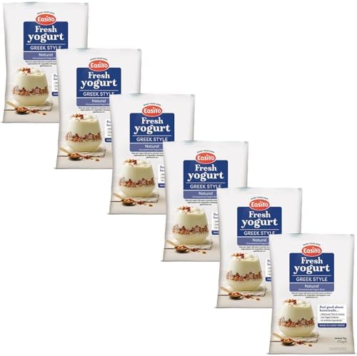 EasiYo Greek Style Unsweetened Yoghurt Mix - 6 Pack (1kg Sachets)