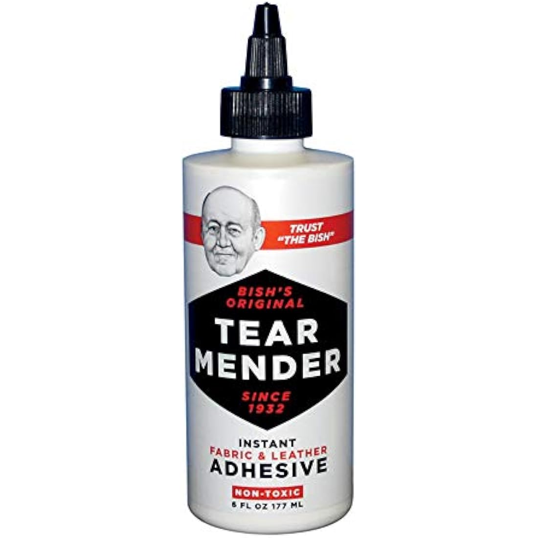 Tear Mender Fabric and Leather Adhesive – 6oz Repair Glue by