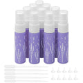 10ml Purple Glass Perfume Spray Bottles - 10 Pack Refillable