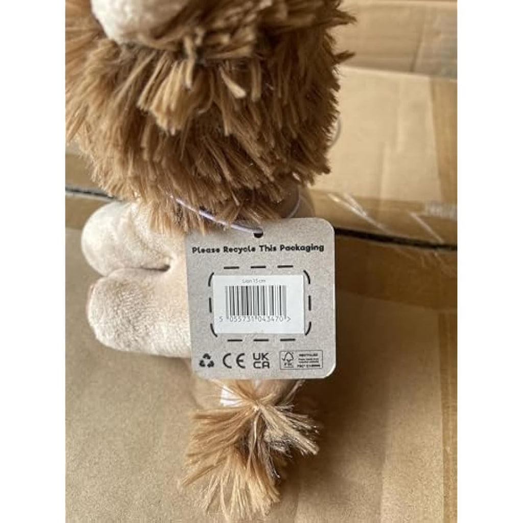 Zappi Co Lion Plush Toy – Soft Stuffed Animal for Kids (15cm)