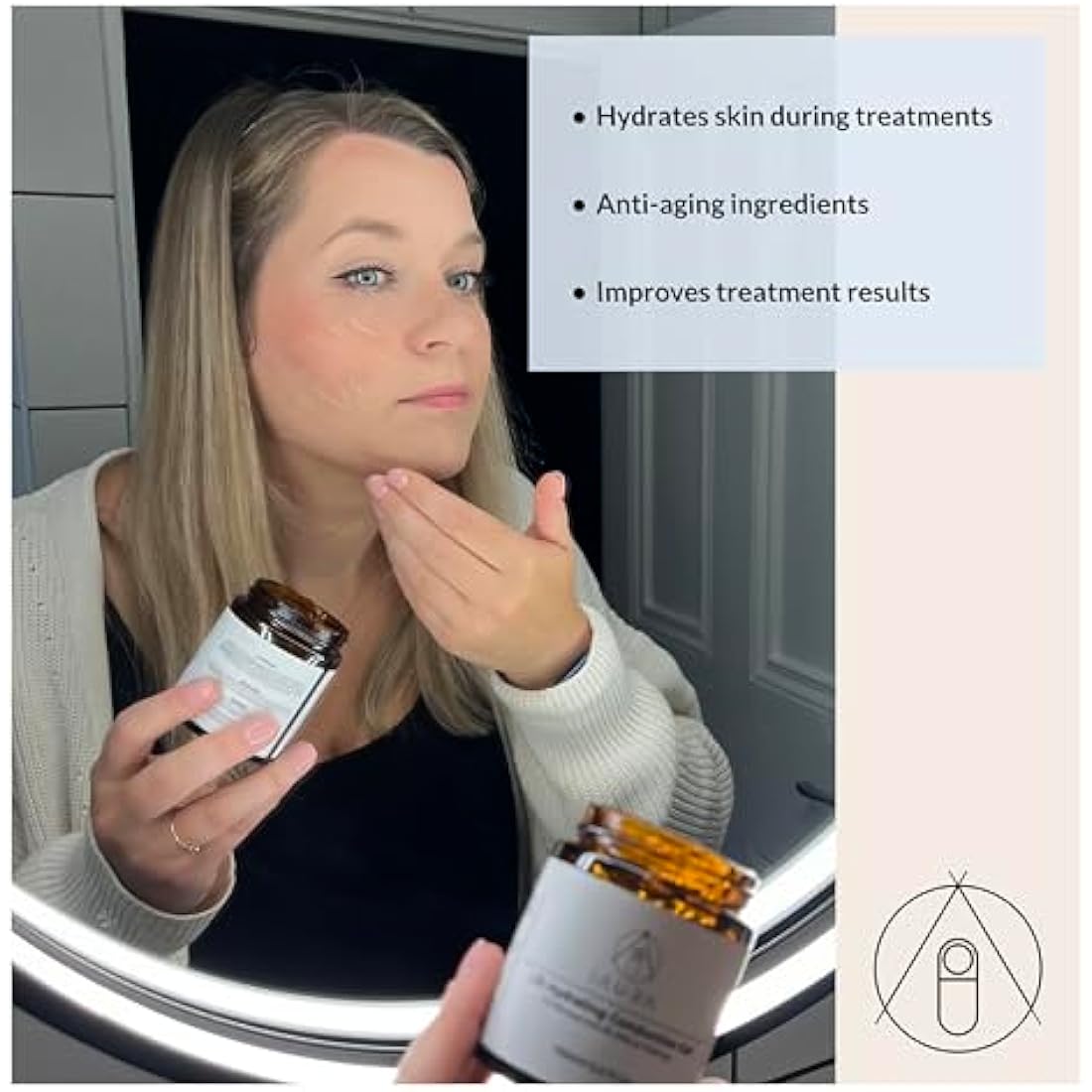 iAura Hydrating Conductive Gel with Hyaluronic Acid for Microcurrent