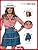 Smiffys Rodeo Doll Cowgirl Costume | Blue Skirt, Shirt & Hat Set