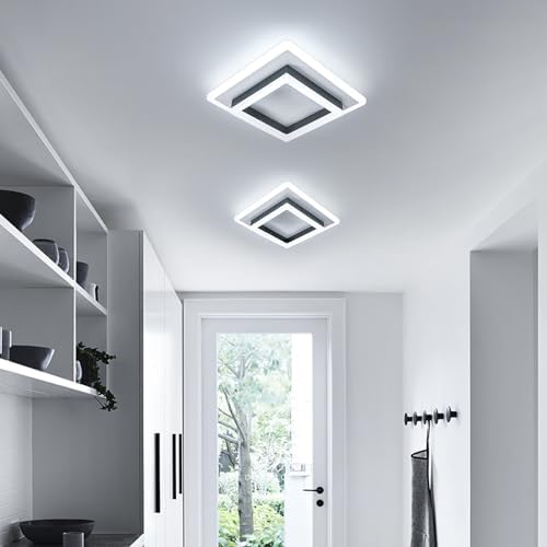 Modern Square LED Ceiling Light – 30W Cold White 6500K