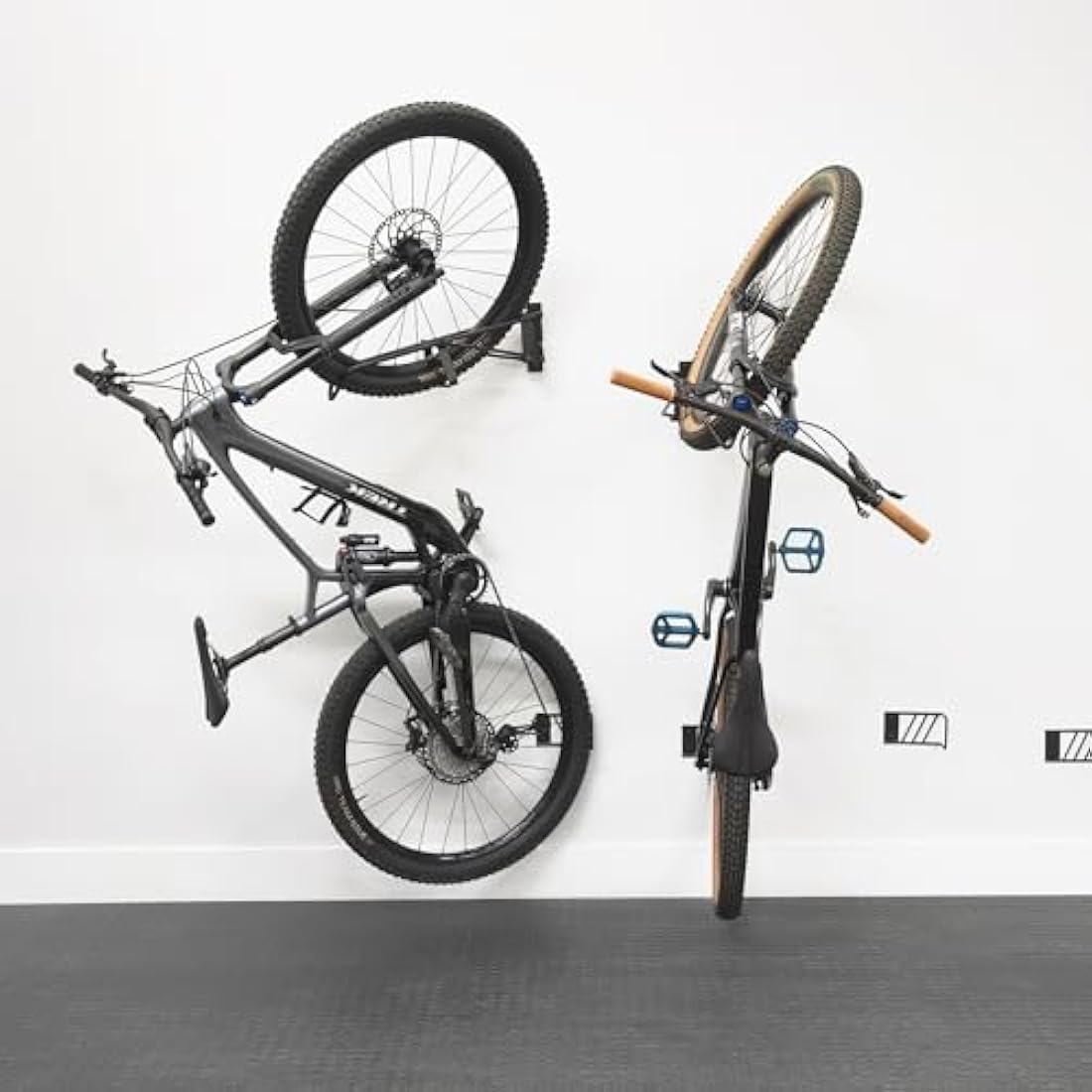 StoreYourBoard SwivelStow Bike Wall Mount 2-Pack – Heavy Duty 70lb Rack