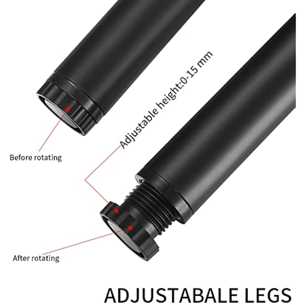 4 Pcs Adjustable Metal Furniture Legs – 5.9" Sofa Feet