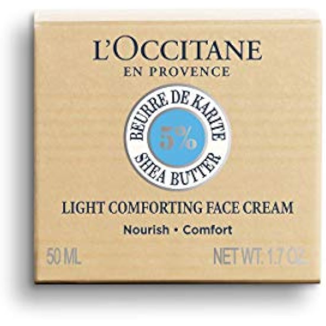 L'OCCITANE Shea Light Comforting Face Cream - 50ml Vegan Moisturizer
