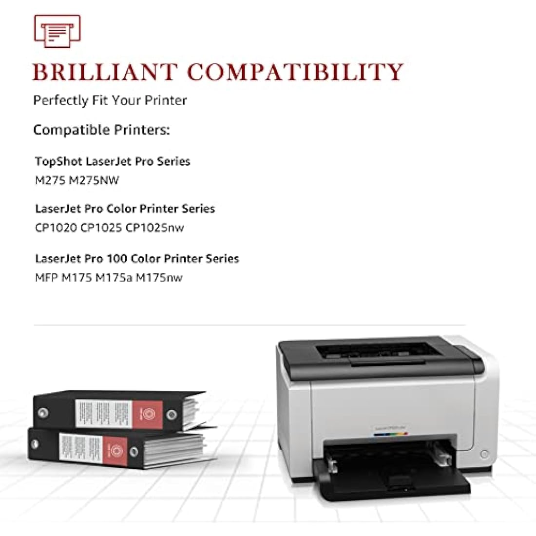 Toner Kingdom 126A 130A Remanufactured Toner Cartridges for HP LaserJet - 4 Pack