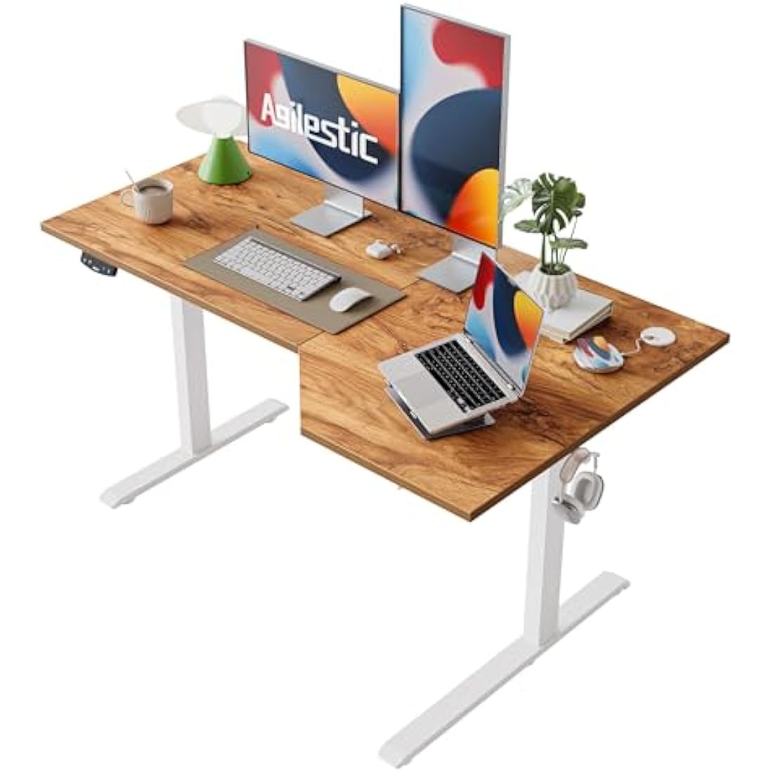 Agilestic L-Shaped Electric Standing Desk | 140cm Height Adjustable