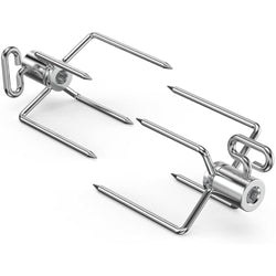 Onlyfire Rotisserie Skewer Forks for 8x8mm Square Spit Rods - 2 Pack