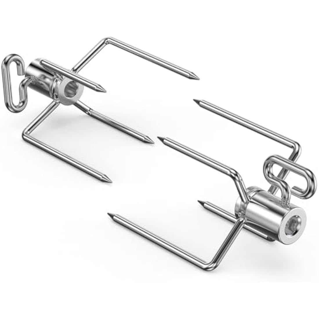Onlyfire Rotisserie Skewer Forks for 8x8mm Square Spit Rods - 2 Pack