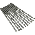 Faithfull SDS Plus Masonry Drill Bit 10mm x 210mm - Bulk Pack of 10