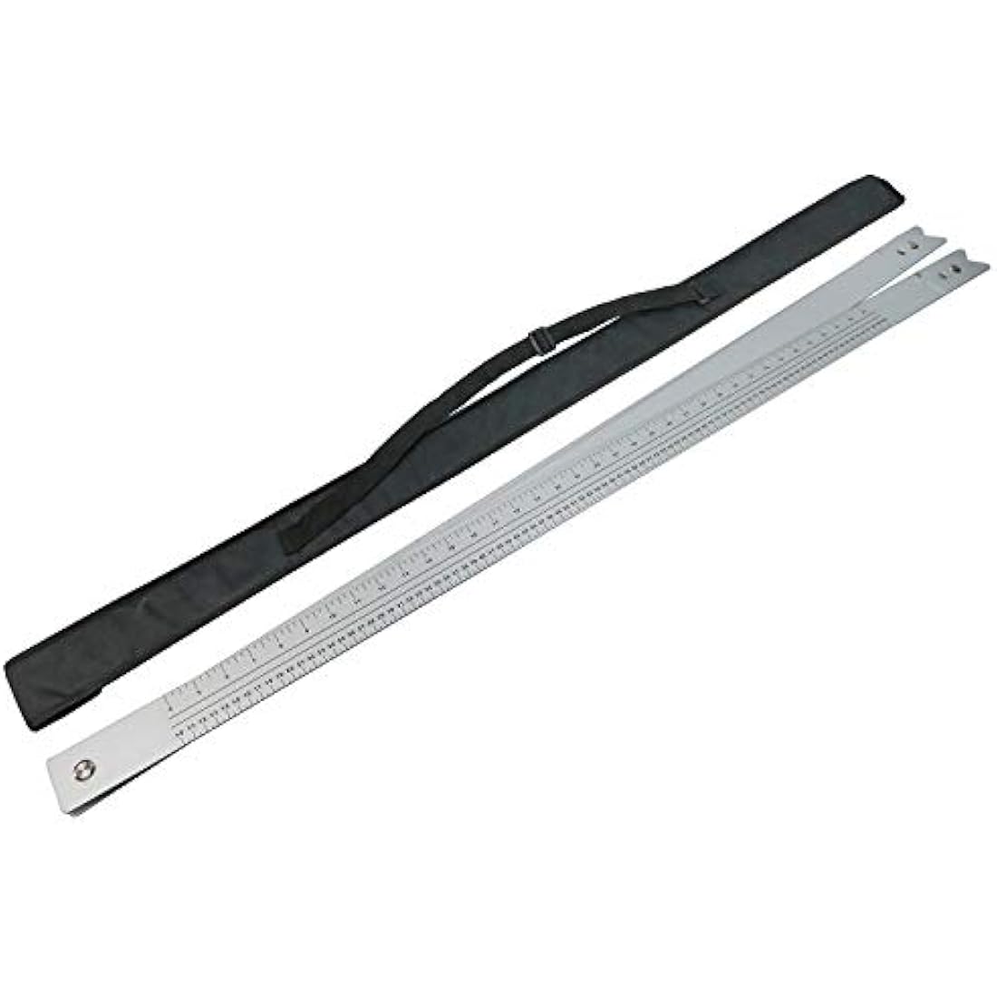 Faithfull 1200mm Aluminium Folding Builders Square with Carry Case