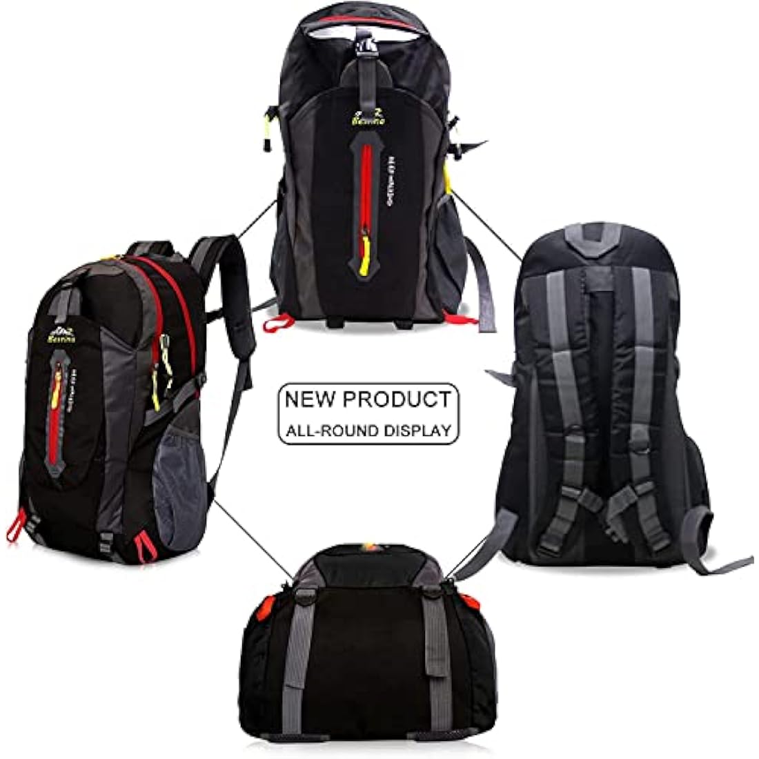 40L Hiking Backpack – Lightweight Water-Resistant Daypack