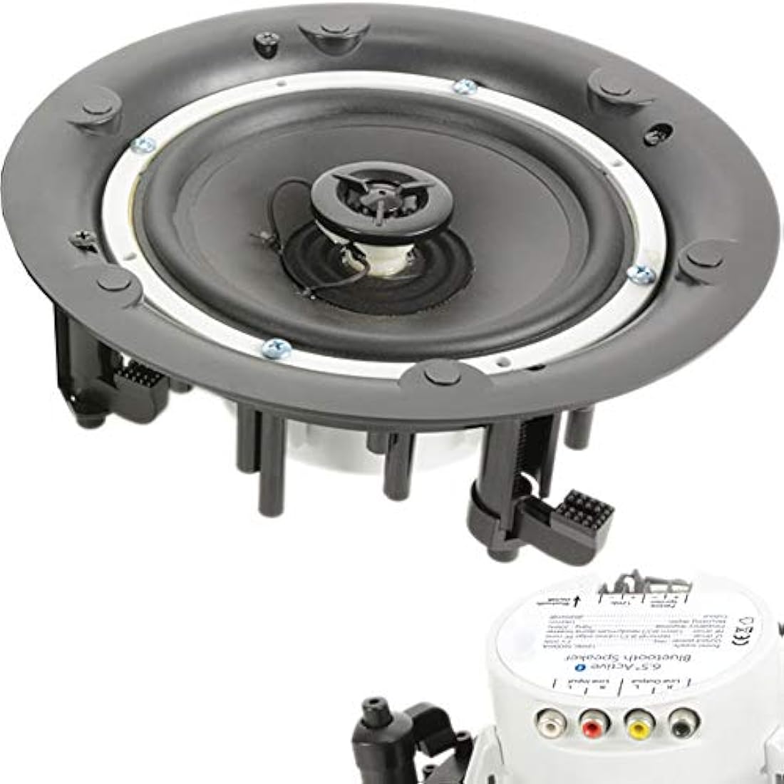 Jolof Store Bluetooth Ceiling Speaker Kit – 50W Wireless HiFi Audio