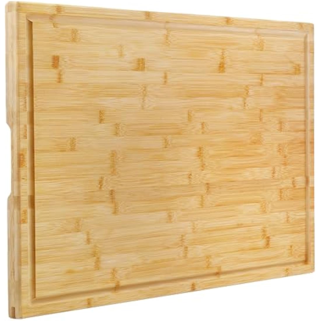 Utoplike Extra Large Bamboo Cutting Board | XXXL Butcher Block with Handles
