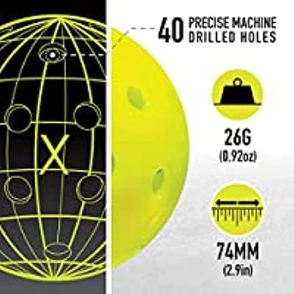 Franklin Sports Official Size Pickleball Net Set with 4 Paddles & Balls