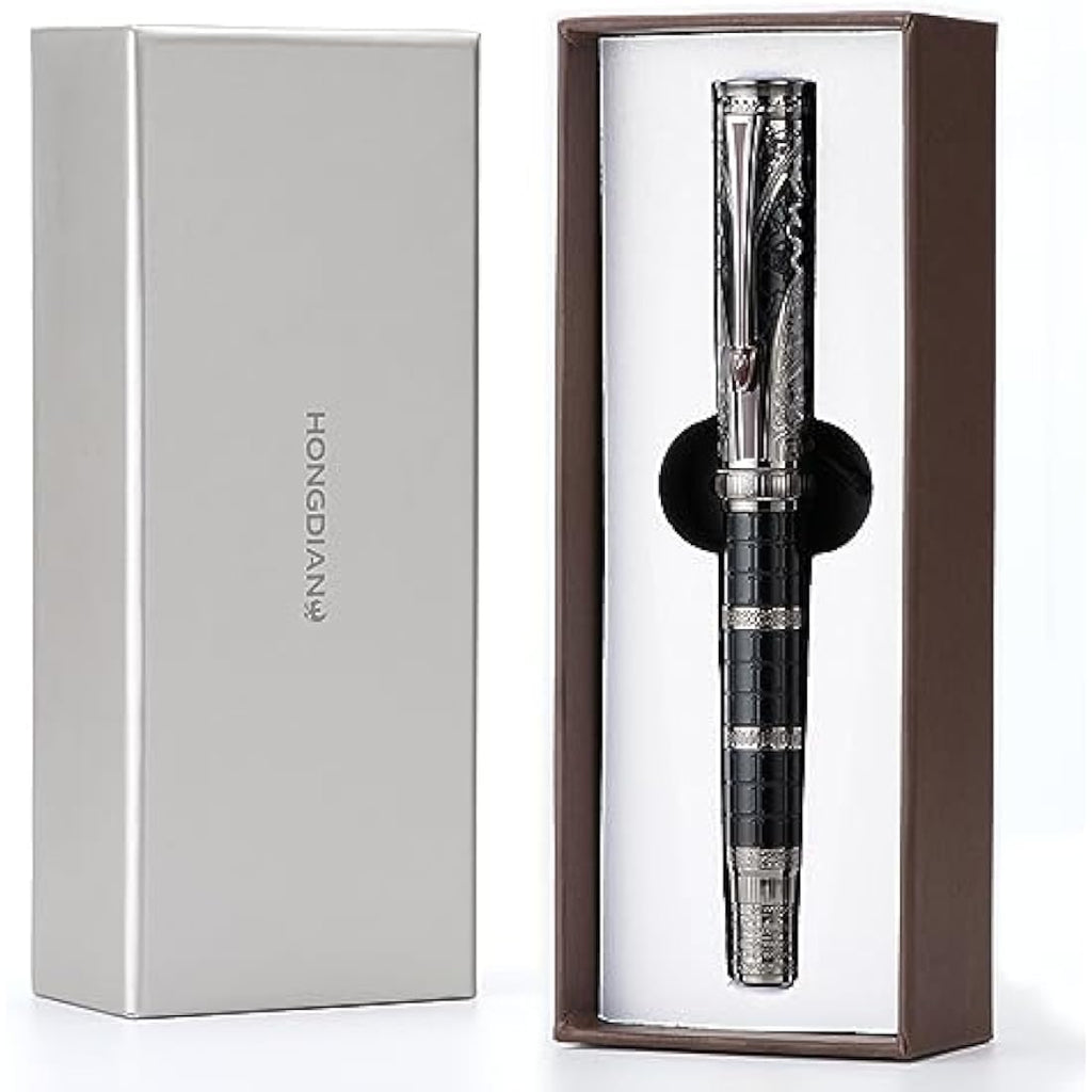 Hong Dian D5 Qin Dynasty Fountain Pen | Piston Filler Extra Fine Tip