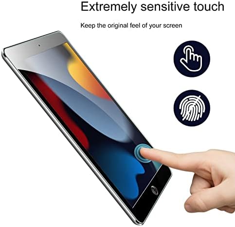 TOPESCT iPad 10.2 Screen Protector | 9H Tempered Glass (2 Pack) – 9th/8th/7th Gen