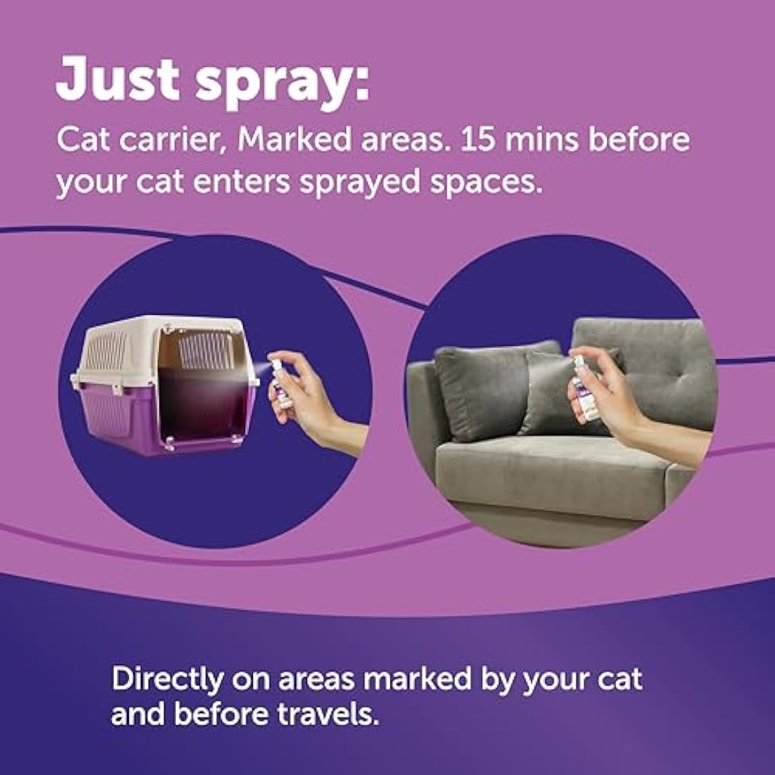 FELIWAY Classic Cat Calming Pheromone Spray – 20ml Travel Size