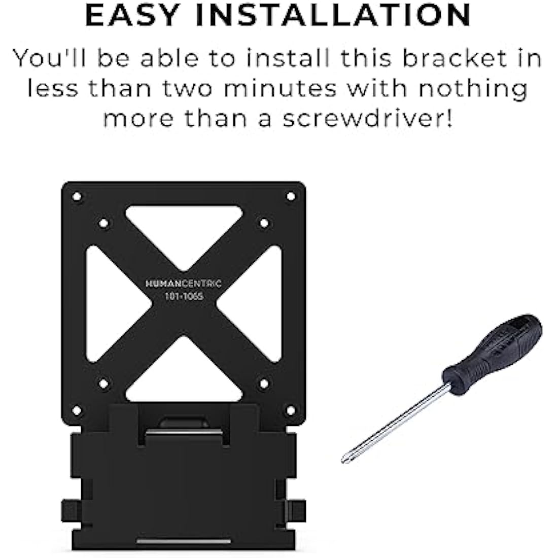 HumanCentric VESA Mount Adapter for Samsung T55 Curved 27" and 32" Monitors