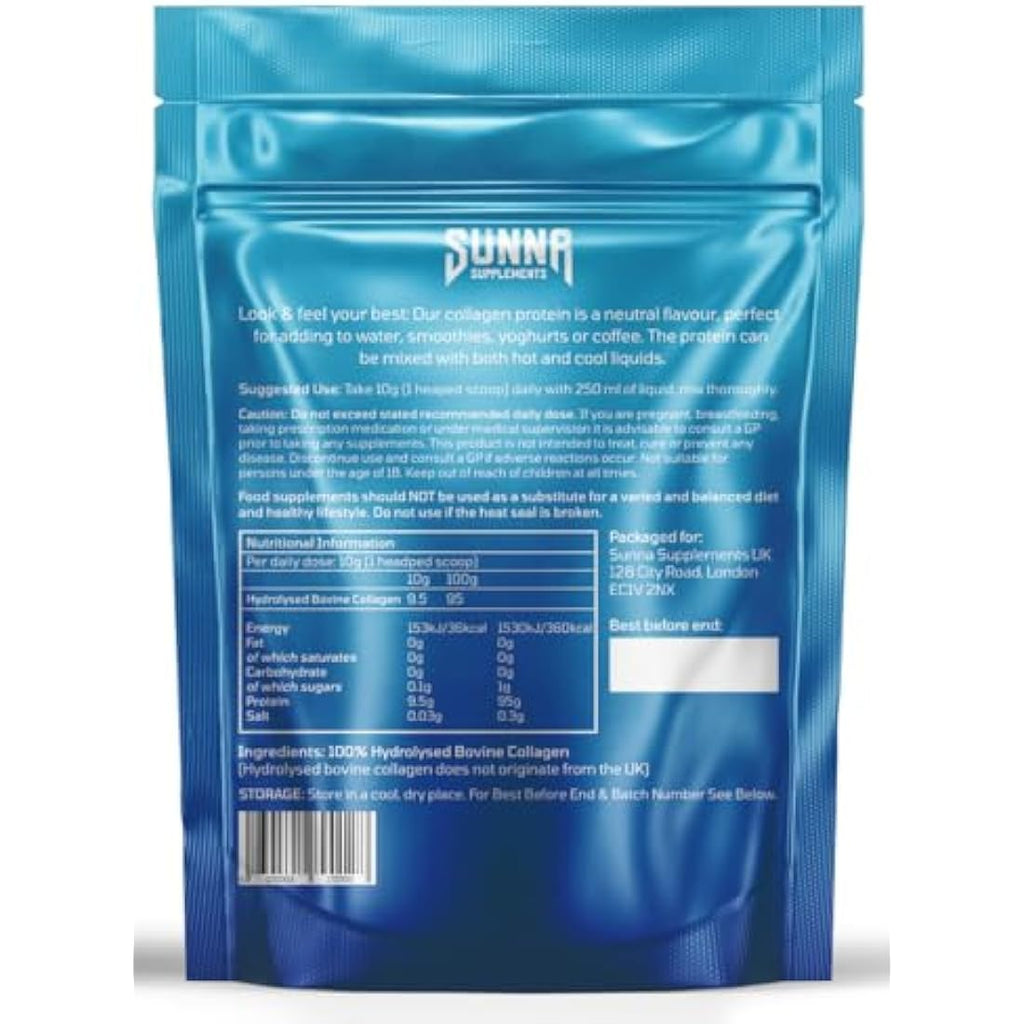 Sunna Supplements Halal Bovine Collagen Peptides – Grass-Fed Unflavoured