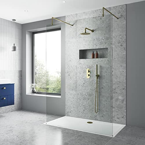 nuie Slip Resistant Rectangular Shower Tray - Matt White 900x1000mm