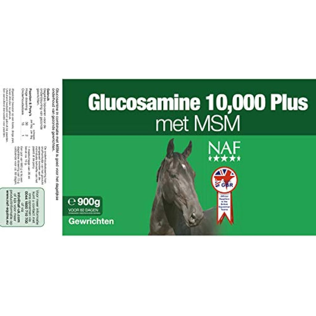 NAF Glucosamine 10000 Plus with MSM - Equine Joint Support, 900g