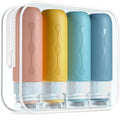Gemice Silicone Travel Bottles | 4 Pack Leakproof TSA Approved Containers