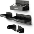 CASOMAN 4-Piece Magnetic Toolbox Shelf & Paper Towel Holder Set