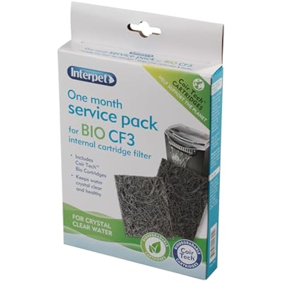 Interpet CF3 Filter Service Pack – 1 Month Coir Tech Cartridges