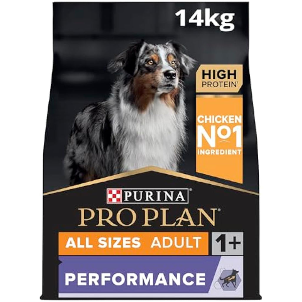 Purina Pro Plan Adult Performance Chicken Dry Dog Food - 14kg Bag
