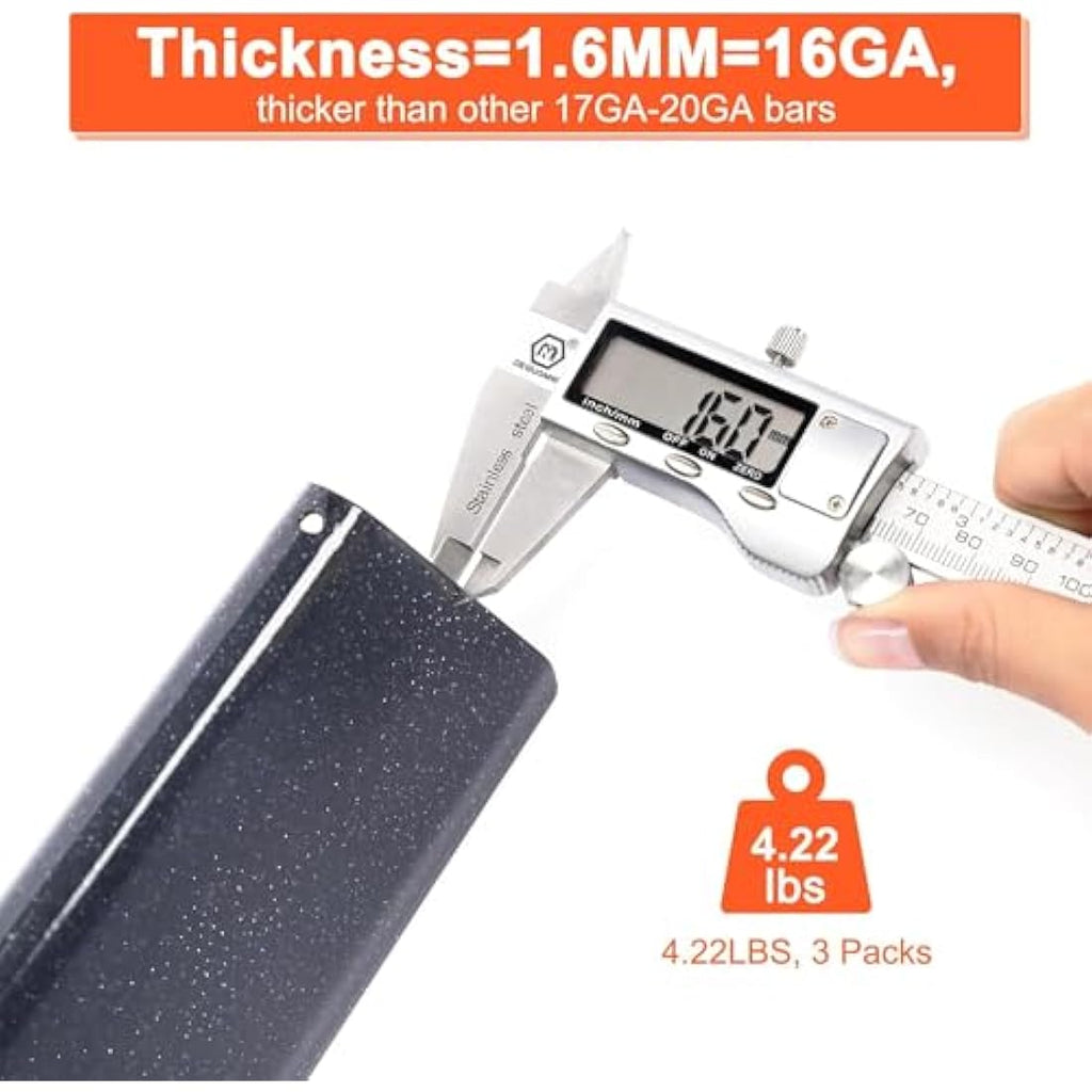 GFTIME 38.9CM Porcelain Steel Flavorizer Bars for Weber Spirit 300 Series