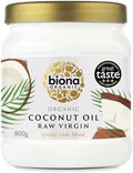 Biona Organic Raw Virgin Coconut Oil – 800g Cold-Pressed Cooking & Beauty