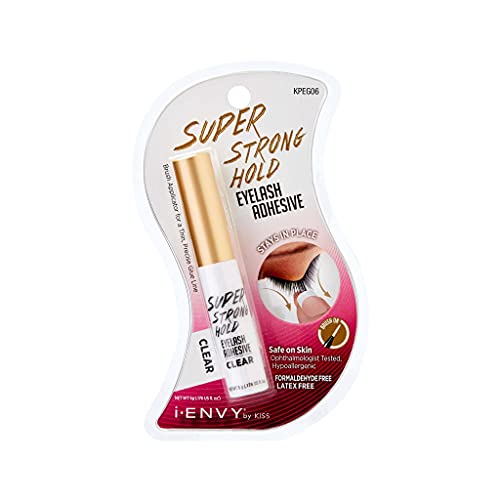 i•ENVY Super Strong Hold Eyelash Adhesive – Waterproof Clear Lash Glue