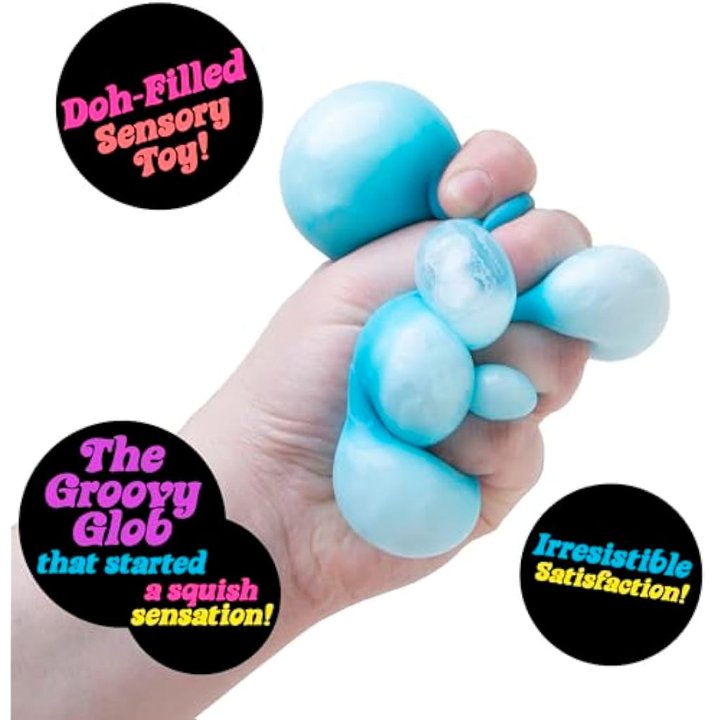 Schylling Nee Doh Stress Ball – Neon Fidget Toy for Anxiety Relief