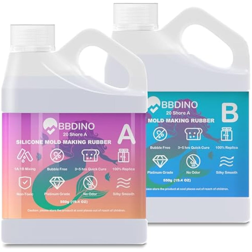BBDINO Silicone Mold Making Kit - 20A Food Grade Platinum Liquid Silicone