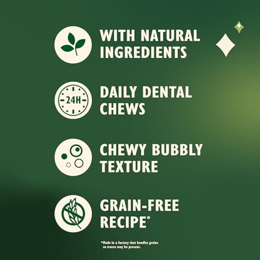 Lily's Kitchen Woofbrush Natural Dental Chews for Small Dogs – 35 Pack