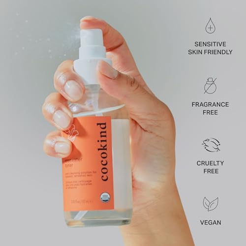 Cocokind Organic Rosewater Facial Toner | Hydrating Skincare Mist
