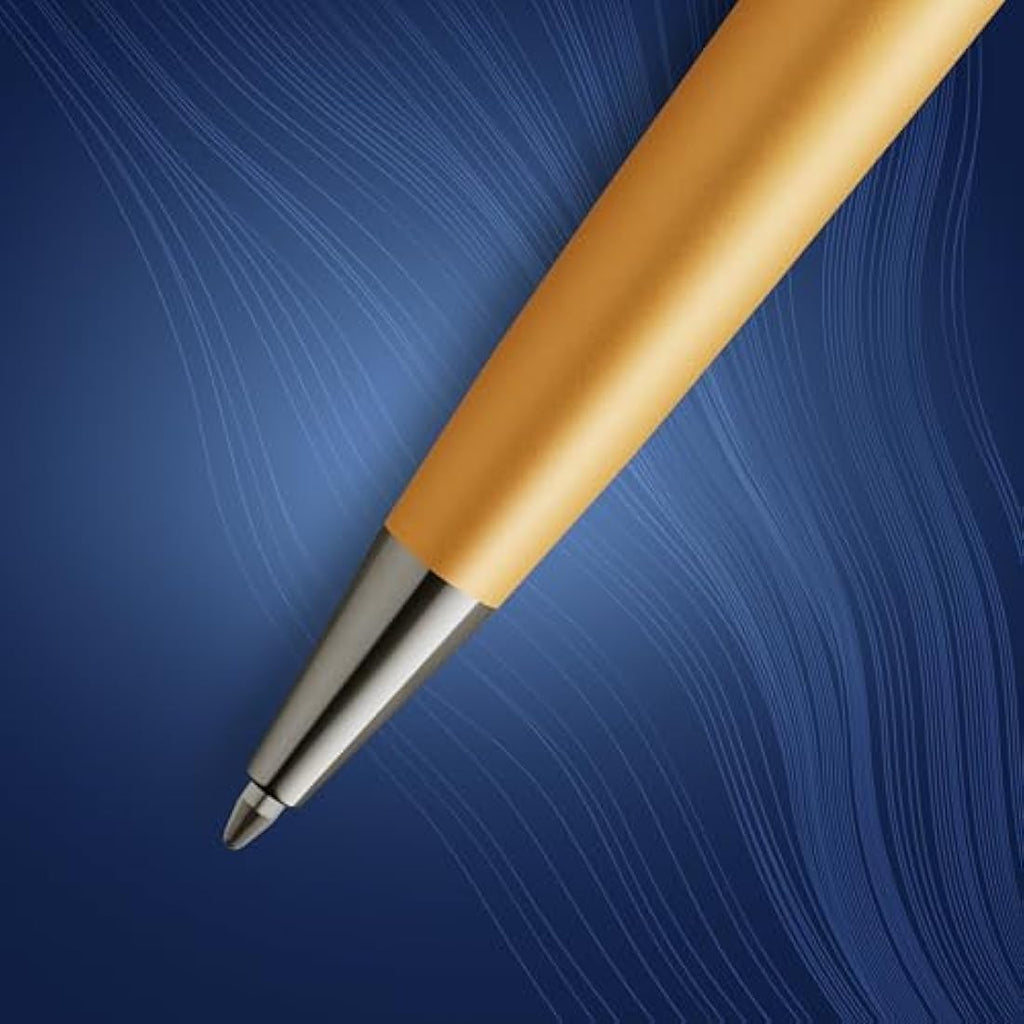 Waterman Expert Ballpoint Pen | Metallic Gold Lacquer & Ruthenium Trim