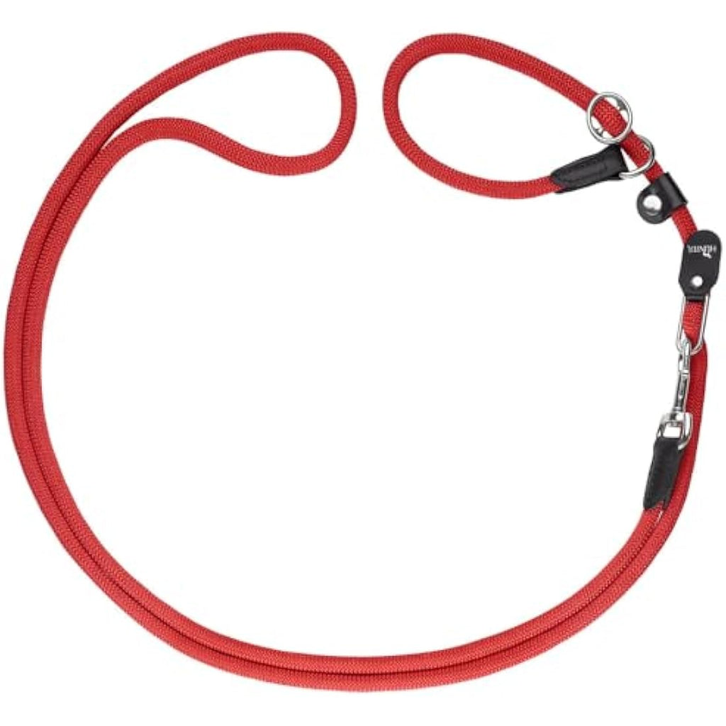 Hunter Freestyle Retriever Leash – Durable 10mm Rope Dog Lead, Red