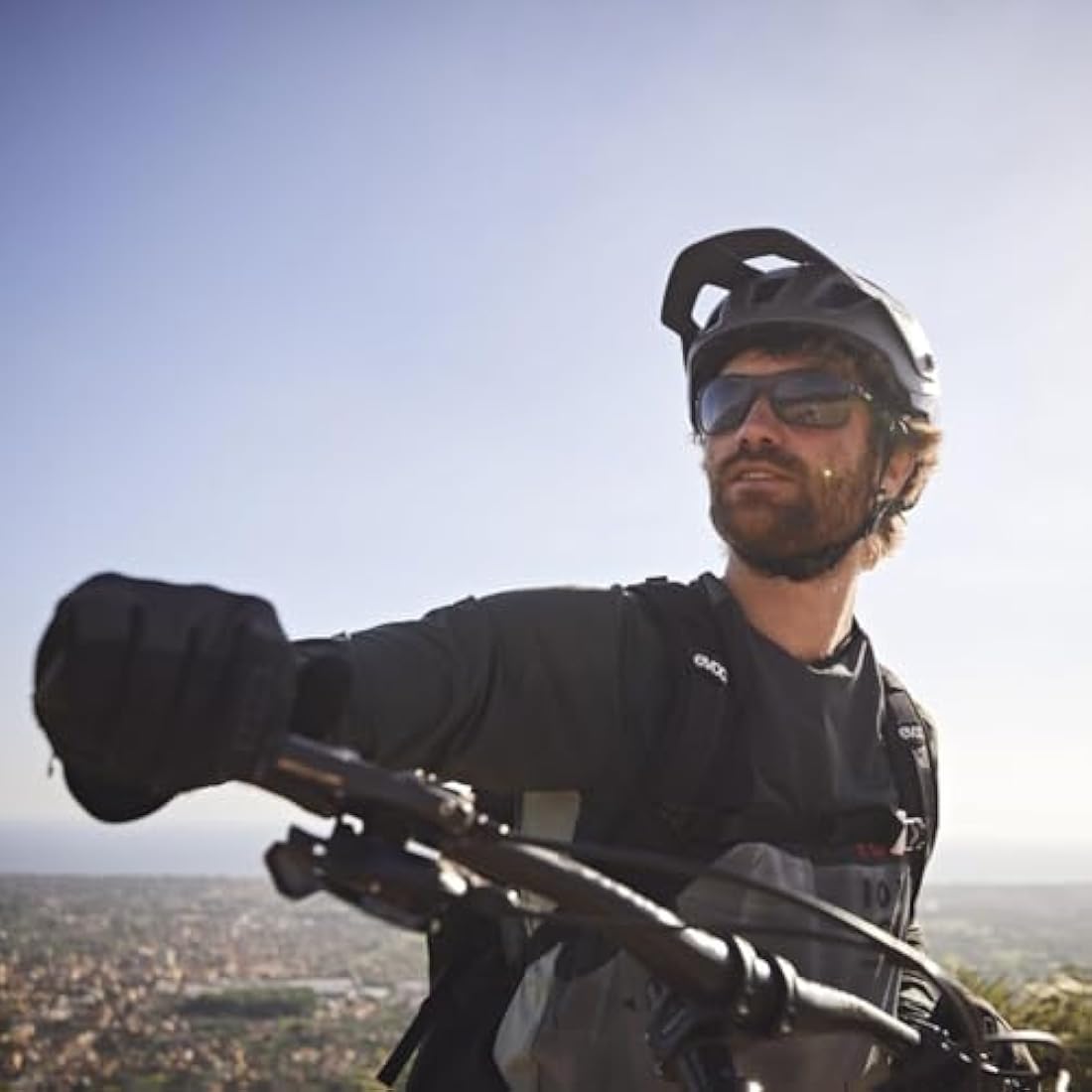 ABUS MoDrop MIPS MTB Helmet – Robust Unisex Off-Road Bike Helmet