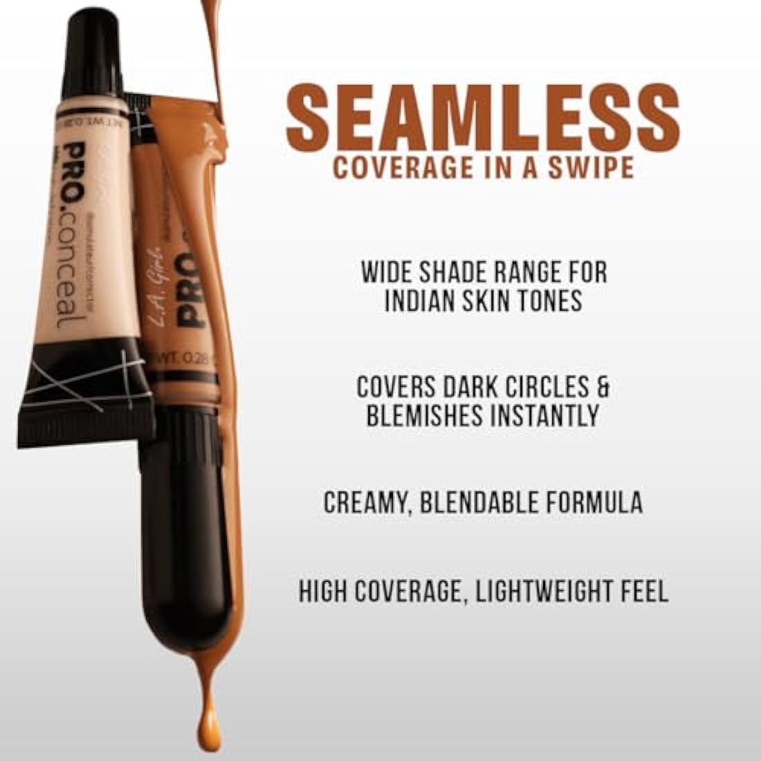 L.A. Girl Pro Conceal HD Concealer - Creamy Beige Full Coverage 8g